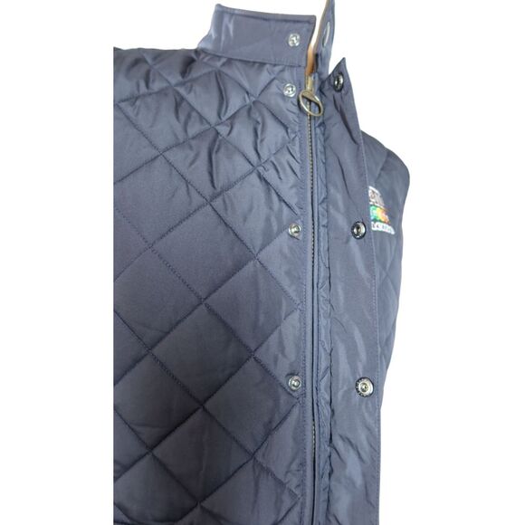 Women's Joe Gibbs Racing NASCAR Vest Size M Kyle Busch M&M‎ Racing Black Quilted - Picture 3 of 7